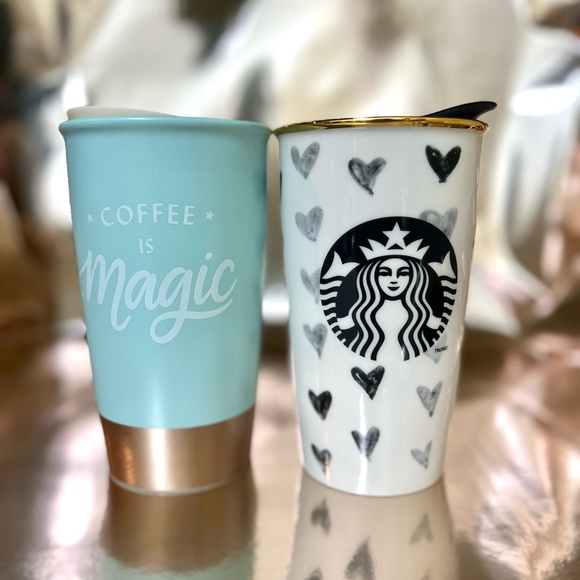 Starbucks Other - Starbucks Mugs with Lids